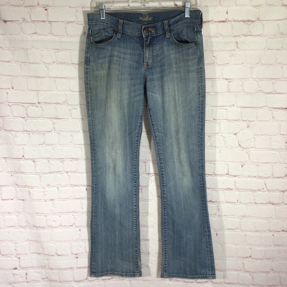 Old Navy The Flirt Medium Wash Denim Blue Jeans - Size 6 Short